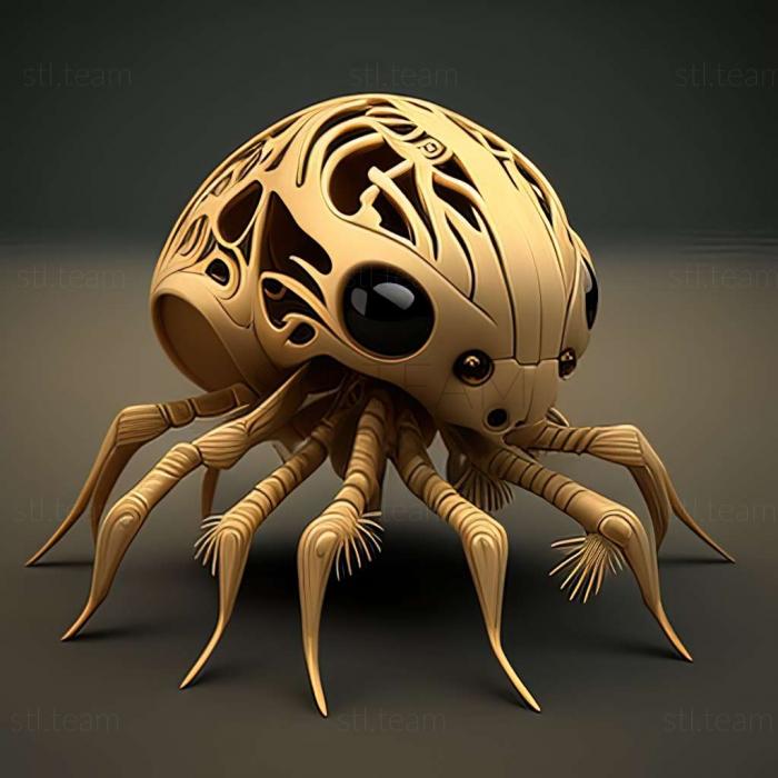 3D модель Ixodes murreleti (STL)